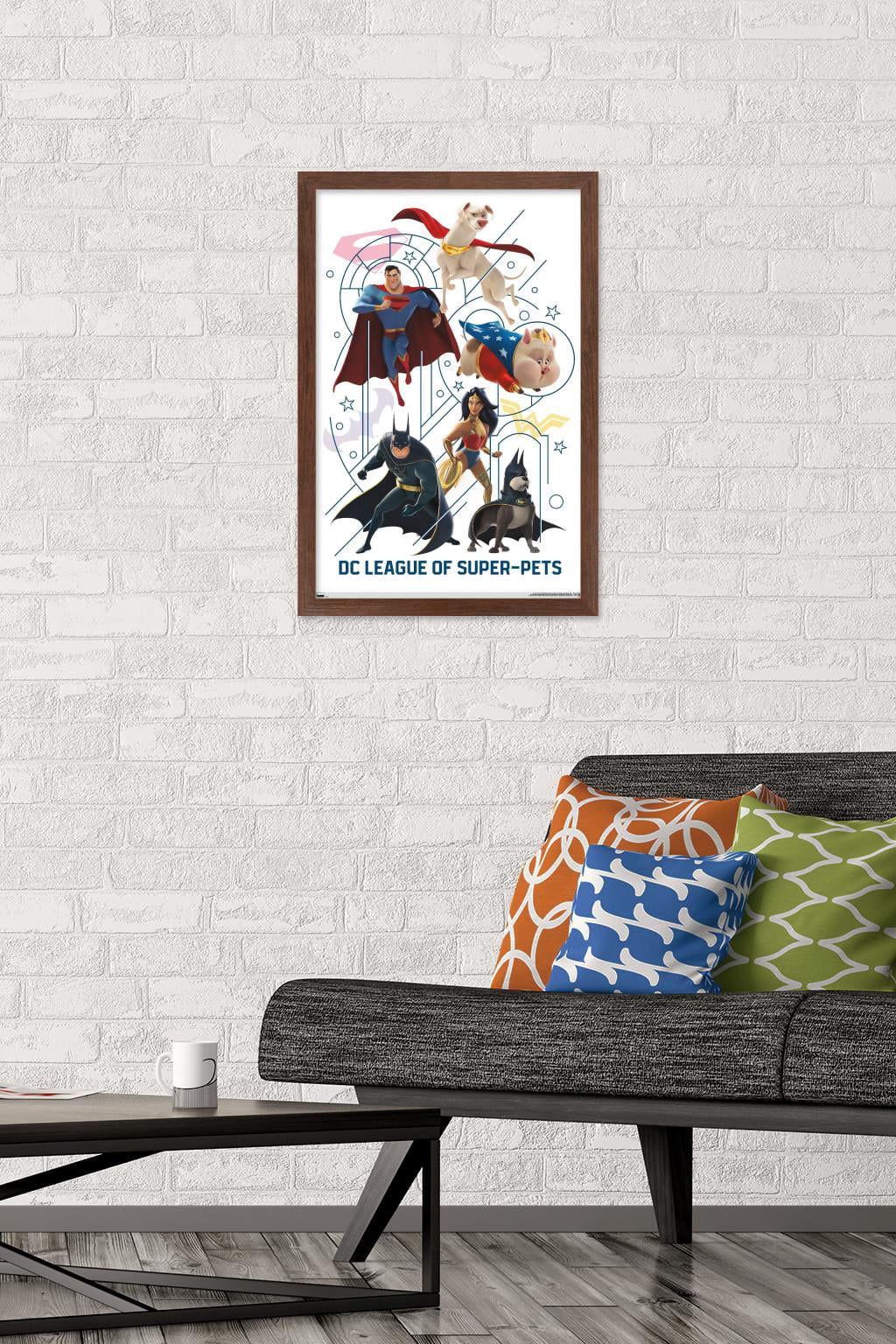 DC Comics Movie DC League Of Super-Pets - Counterparts Wall Poster, 14.725" x 22.375" Framed
