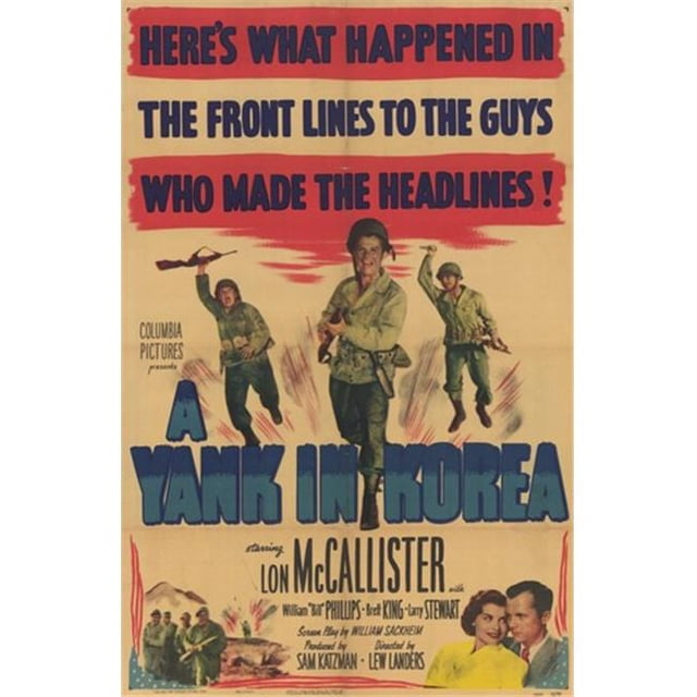 Posterazzi MOV209760 Affiche de Film Yank en Corée - 11 x 17 Po.