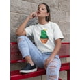 thumbnail image 2 of Cat Cactus With Flowers T-Shirt Women -Image by Shutterstock, Female XX-Large, 2 of 4