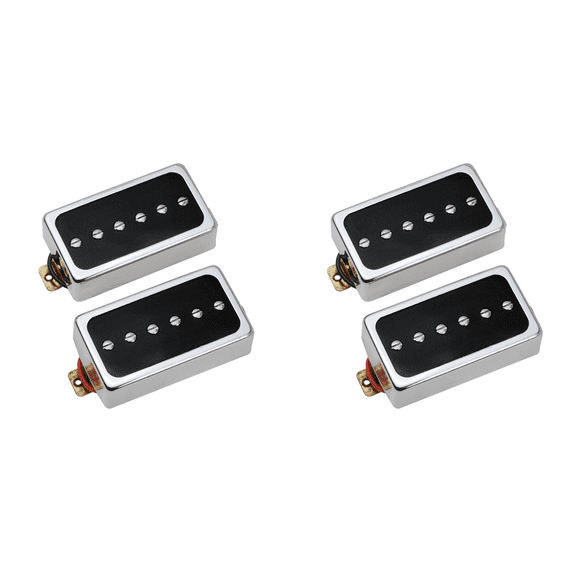 2X P90 Electric Guitar Pickup Humbucker Size Single Coil Neck and Bridge Parts Accessories