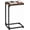 Long Table Top Single Set, variant on C Shaped End Table, Small Side Table, TV Trays for Couch, Sofa Table for Living Room, Bedside, Rustic Brown