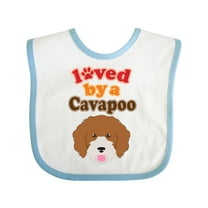 Inktastic Cavapoo Dog Quote Boys or Girls Baby Bib