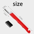 thumbnail image 2 of Yazoeia Upgrade 3 in 1 Outdoor Portable Sharpener, Multipurpose Garden Tool Sharpener, Lightweight & Portable Knife Sharpener for Pruning Shears, Scissors, Clippers, Hunting Knives (Red*3), 2 of 7