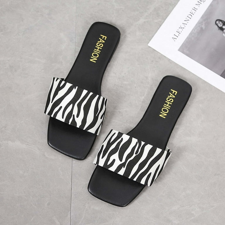 Zebra trends sales slippers