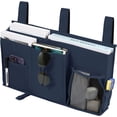 thumbnail image 2 of PandaTop Hanging Storage Organizer with 8 Pockets for Books,Phones,Tablets,for bunk bed dormitory,Hospital bed rails and camps(Navy Blue), 2 of 7