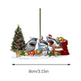 thumbnail image 3 of Clearance Christmas Decoration! YgkuHd Christmas Decorations Acrylic Decorative Ornaments, Cute Home Decoration Pendants, Cute Acrylic Pendants, Home Decoration Gifts, Clearance, 3 of 7