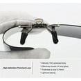 thumbnail image 3 of SUTENGDA 3 PACK  Clip on Flip up Polarized Lens For Prescription Glasses  UV Protection Sunglasses Over RX Eyeglasses, 3 of 7