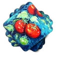 thumbnail image 2 of Carolines Treasures MW1148FC Vegetables - Tomatoes on the vine Foam Coaster Set of 4 3 1/2 x 3 1/2 multicolor, 2 of 3