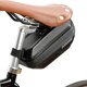 thumbnail image 5 of Bolsa trasera para Bicicleta Ndcxsfigh B SOUL Patrón de carbono Cuero EVA Impermeable MTB, 5 of 9