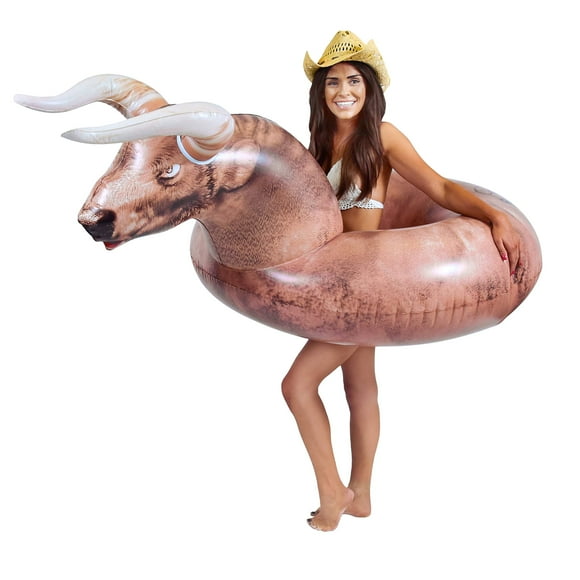 Tubo inflable para piscina GoFloats Buckin' Bull Party Tube