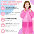 thumbnail image 3 of EcoNesxp Waterproof raincoat EVA raincoat for boys and girls, 3 of 5