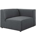 thumbnail image 4 of Modway Mingle 7 Piece Upholstered Fabric Sectional Sofa Set in Gray, 4 of 6