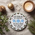 thumbnail image 3 of Decoraciones de Árboles de Navidad, Colgante de Amistad de Acrílico Circular Personalizado, Interesantes Ornamentos de Vacaciones para Árboles de Navidad Puertas Mochilas, Decoración Del Hogar, 3 of 4
