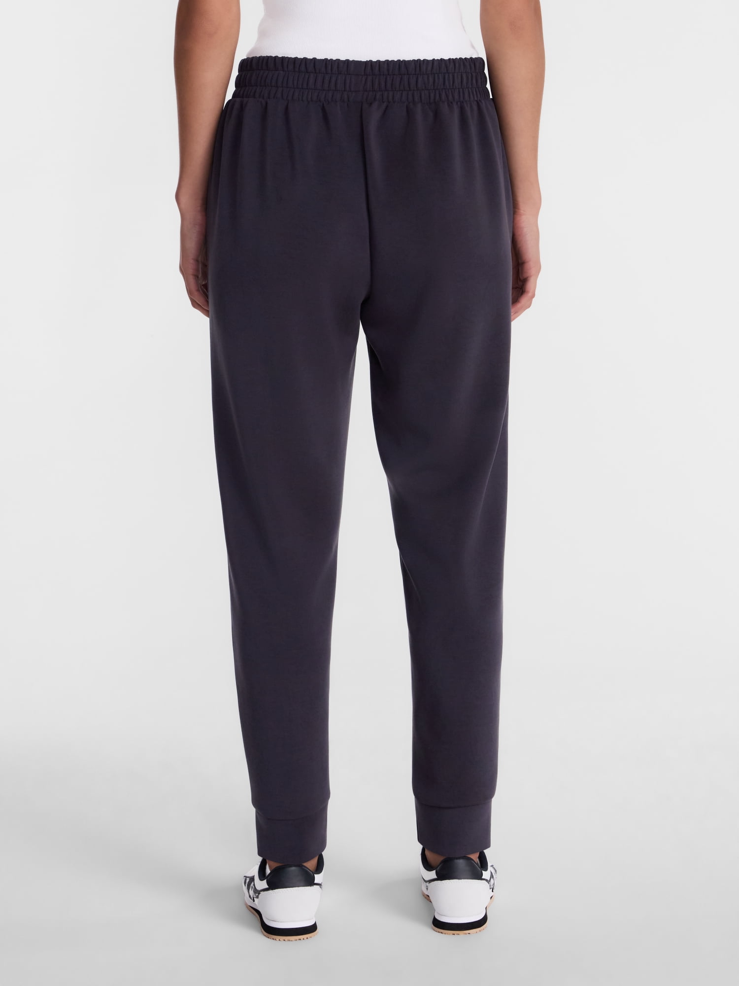 Avia Women's and Women's Plus ScubaKnit Joggers, Short Length, Size XS-4X