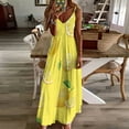 thumbnail image 4 of Lemons on Yellow Sleeveless Dress dresses summer Women's summer dresses, 4 of 6