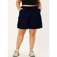 thumbnail image 2 of Eytino Womens Plus Size Shorts Hiking Cargo Shorts Lightweight Active Athletic Shorts Running Summer Shorts with Pockets, 2 of 3