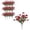 A-Hot Pink, variant on 12Pcs Artificial Eucalyptus Morning Glory Fall Stems, Orange Red Yellow Hues For Vase Arrangement, Autumn Wedding Thanksgiving Decor, Harvest Gift
