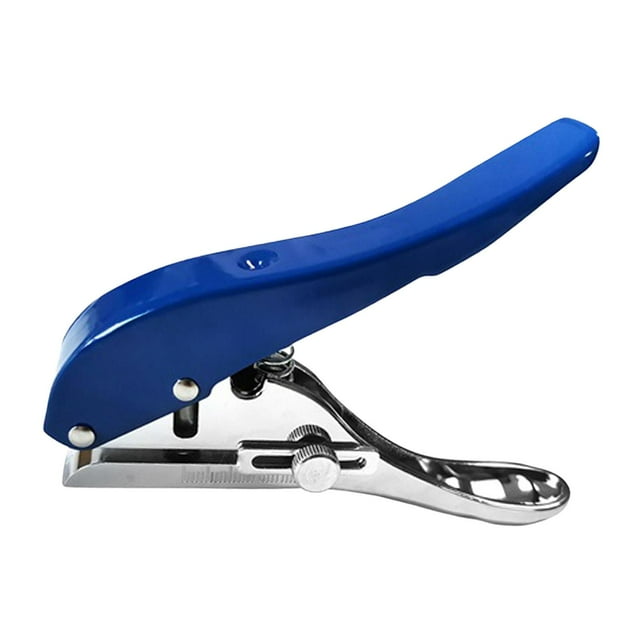 Perforadora perforadora de mano de metal de 8 mm, alicates de perforación portátiles duraderos, perforadora de papel para bandas de borde de papel,