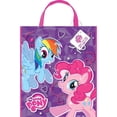 thumbnail image 2 of My Little Pony Birthday Party Supplies Favors Bundle includes 12 Plastic Favor Tote Bags and 1 Dinosaur Sticker Sheet, 2 of 3