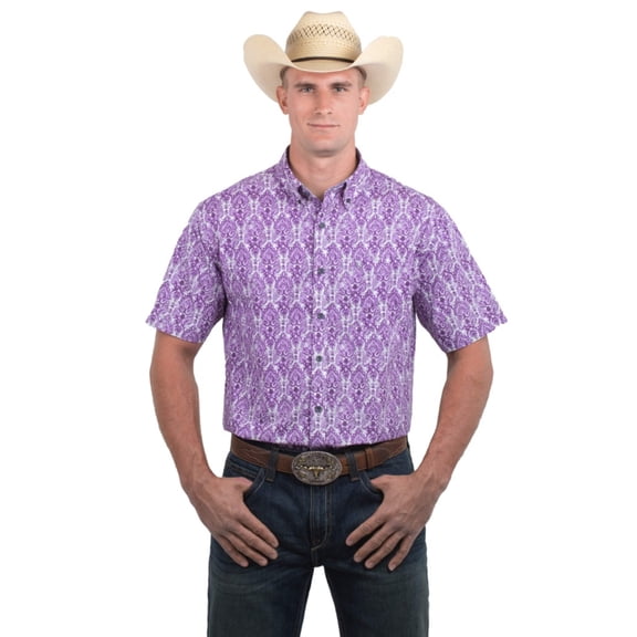Noble Outfitters 12000-646 Mens Generations Short Sleeve Damk Shirt