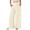 Beige -AG09, variant on Wide Leg Pants for Women Summer Flowy Elastic Waist Palazzo Pants Lounge Trousers with Pockets Beach Vacation Pant Vermilion S
