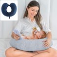 thumbnail image 4 of Almohada de lactancia, Almohada de lactancia, Almohada de lactancia para bebés, lavable a máquina, 4 of 5