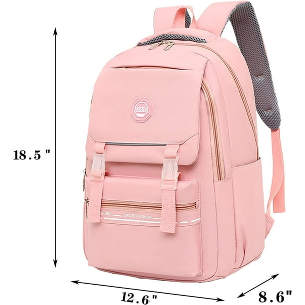 Morakot Backpack for Girls Cute School Bag for Teen Girls School Bookbag Outdoor Travel Daypack Purple Pink One Size