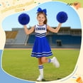 thumbnail image 2 of SUOSDEY Girls Cheerleader Costume Outfit Set,Kids Sleeveless Cheerleading Uniform for Party Birthday Halloween, 2 of 7