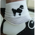 thumbnail image 4 of Hip Hop 50's Shop Girls Bobby Socks W/Poodle Applique for Children (Black), 4 of 4
