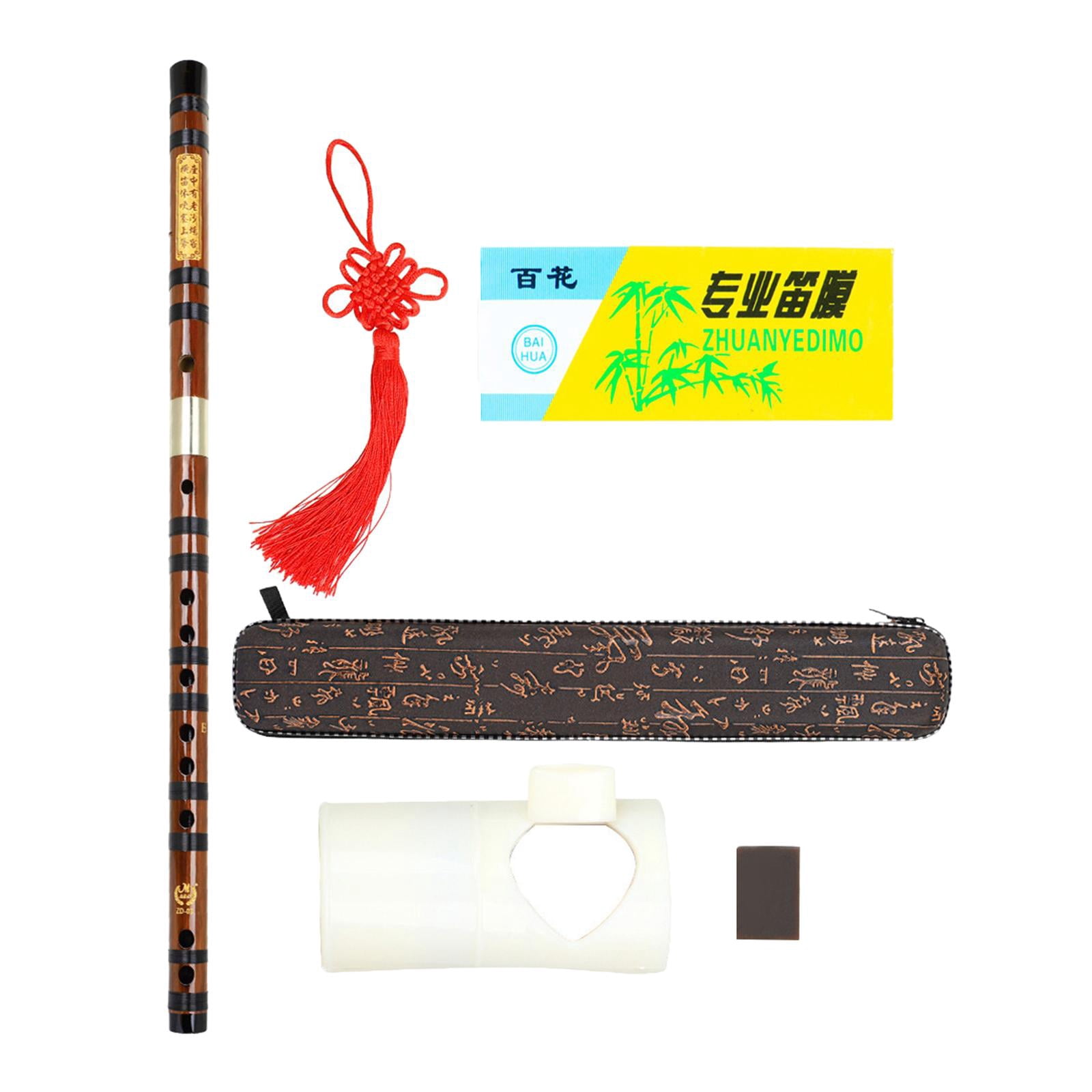 LeeQinersw Bamboo Flute Chinese Flute Woodwind Instruments Durable Vintage High Quality for Key of G