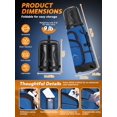 thumbnail image 4 of Bolsa de viaje de golf UNIHIMAL con funda rígida de policarbonato, ruedas, color azul, 4 of 8