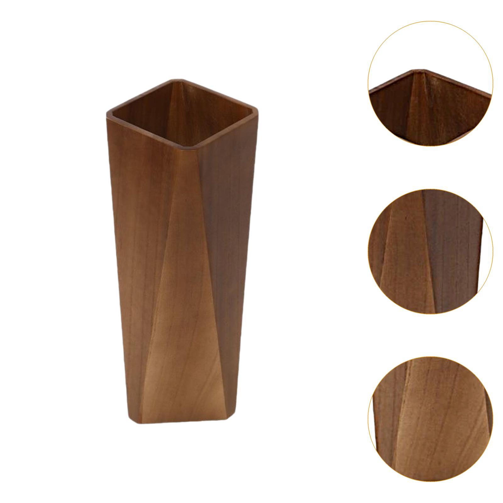 colaxi Umbrella Holder Cane Holder Creative Gift Idea Space Saving Entry Hallway Decor Umbrella Stand for Living Room Entryway Hotel Dark Brown
