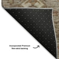 thumbnail image 5 of Addison Rugs Mayfield Premium Machine Washable Traditional Global Beige Rectangle Rug, 8' X 10' Machine Washable Traditional Global Beige Oversized Sherpa Throw Blanket, 5 of 6