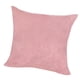 thumbnail image 1 of Juego de fundas de cojín cuadradas decorativas de textura suave y sólida Rosa-60x60cm, 1 of 9