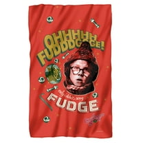 A Christmas Story Blanket, 36"x58", Oh Fudge, Fleece Blanket