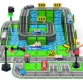 thumbnail image 1 of Set SKTMYY de Magnetic Tiles Road con coche retráctil y barco magnético, 1 of 9