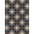 thumbnail image 1 of Ahgly Company Machine Washable Indoor Rectangle Transitional Burgundy Brown Area Rugs, 5' x 7', 1 of 7