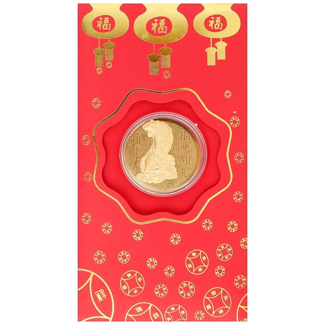 Muyoka 2022 Sobres rojos chinos Año del tigre Sobre de dinero de la suerte Año nuevo Hong Bao 2022 Año del tigre Paquetes de dinero de la suerte en 4 diseños para el Festival de primavera de Año Nuevo Muyoka Hogar