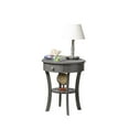 thumbnail image 3 of Convenience Concepts Classic Accents Schaffer 1 Drawer End Table with Shelf, Wirebrush Dark Gray, 3 of 3