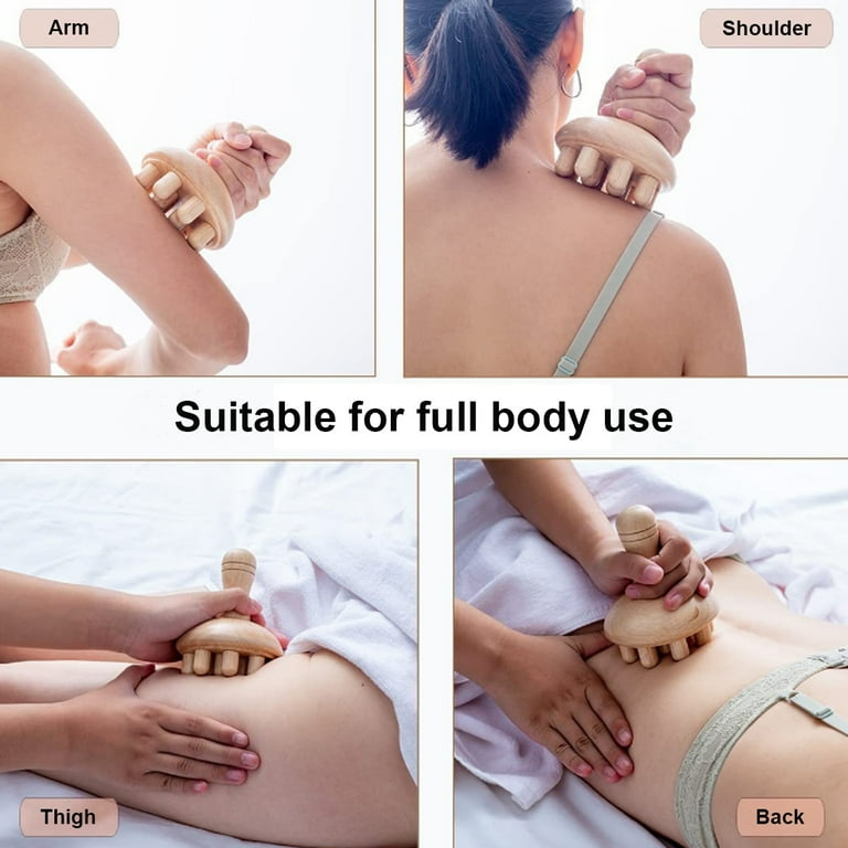 Wood Therapy Massage Tools 2 PCS Maderoterapia Kit Anti Cellulite