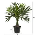 thumbnail image 2 of Nearly Natural 15.5" Plastic and Polyester Mini Areca Palm Artificial Plant, Green, 2 of 3