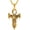 02.Gold(ankh horus), variant on Men Women Necklaces Stainless Steel Ankh Cross Eye of Horrus Pendant Chain Gift-02.Black(ankh horus)