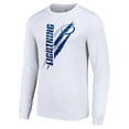 thumbnail image 2 of Men's Starter White Tampa Bay Lightning Color Scratch Long-Sleeve T-Shirt, 2 of 3