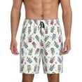 thumbnail image 3 of Lsque Milk Tea Mens Sleep Pajama Shorts,Short Pajama Pants, Cotton Ultra-Soft Knit-Medium, 3 of 9