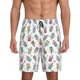 thumbnail image 1 of Fotbe Milk Tea Pantalones Cortos de Pijama para Hombre, Ropa de Dormir, Pantalones de Pijama Cortos para Hombre-Small, 1 of 6