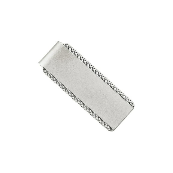 Gem & Harmony Mens Money Clip in Sterling Silver for Men