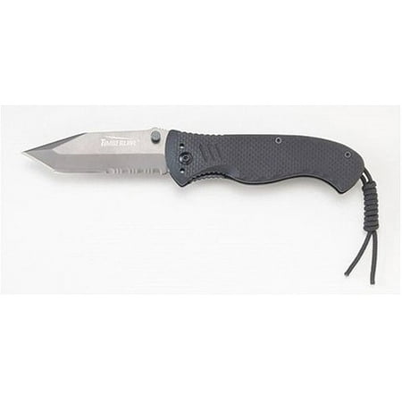 TIMBERLINE Battle Hog Partial Serrated Edge Tanto Blade