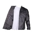 thumbnail image 2 of Dealer Leather MJ777-09-XS Mens Leather Shirt with Snaps for Men - Extra Small, 2 of 4