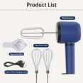 thumbnail image 1 of Double-head  milk frother blender handheld egg beater, household egg beater handheld baking tool automatic whisk, portable egg beater, cappuccino blender, 1 of 9