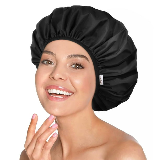 Gorro de ducha Yanibest, reutilizable y resistente al agua para mujer